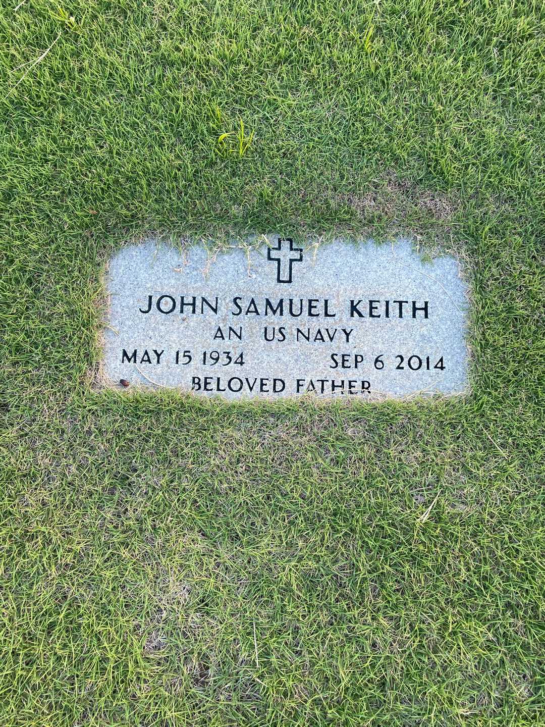 John Samuel Keith's grave. Photo 2