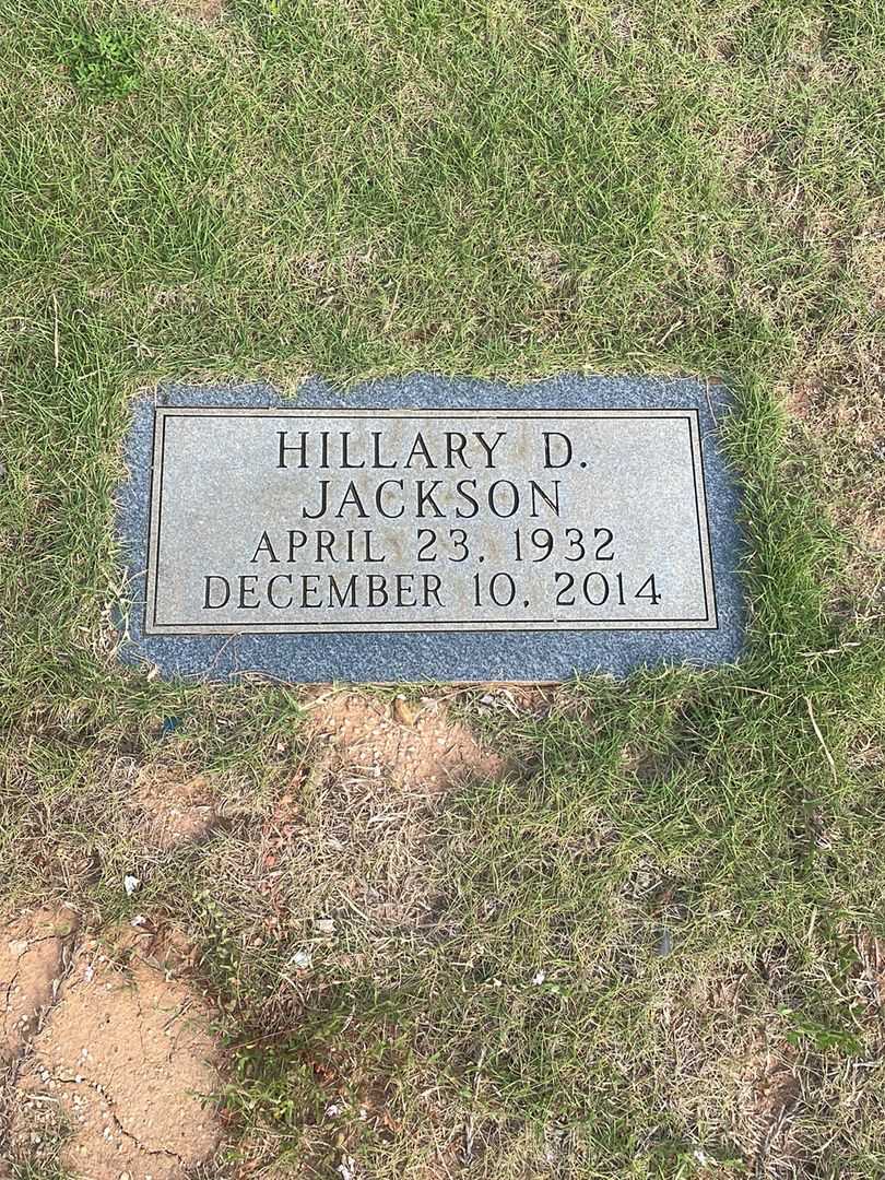 Hillary D. Jackson's grave. Photo 3