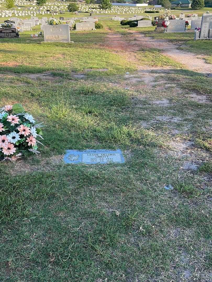 Lessie Deloris Abbott's grave. Photo 2