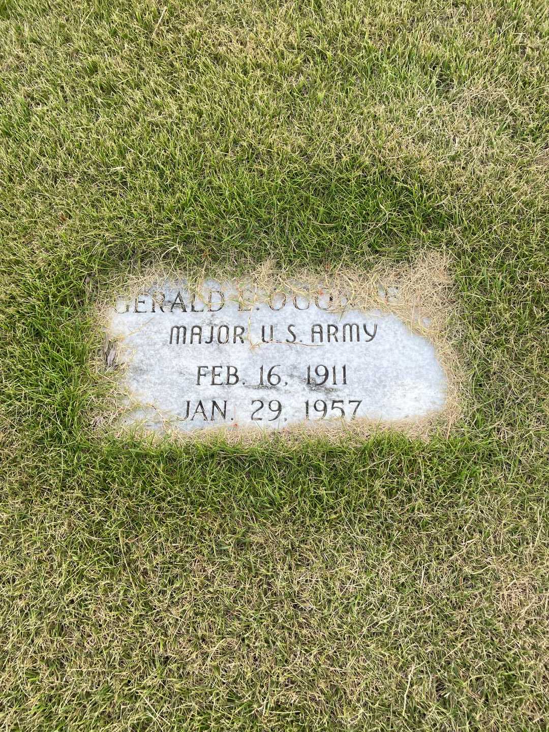 Gerald E. O'Connell's grave. Photo 3