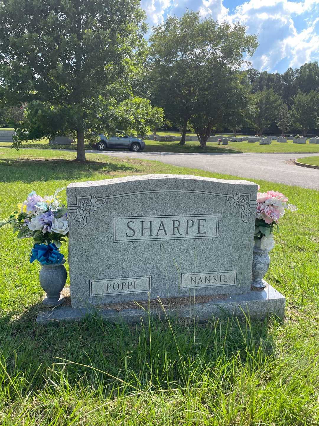 Mildred Ruby LaGrone Sharpe's grave. Photo 1