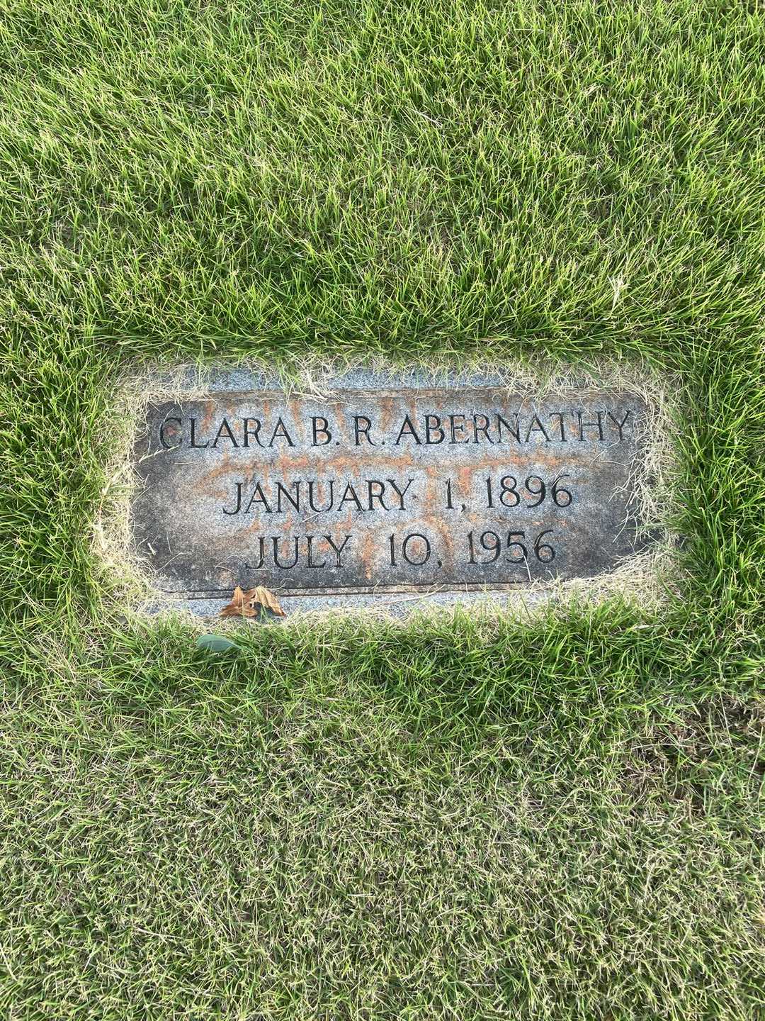 Clara B. R. Abernathy's grave. Photo 3