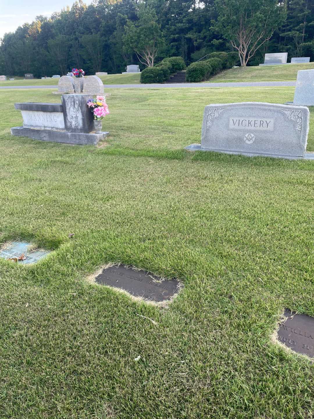 Annie O. Odom Vickery's grave. Photo 2