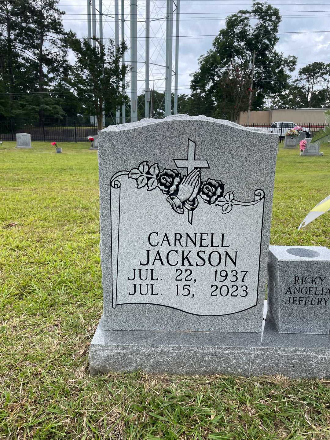 Carnell Jackson's grave. Photo 3