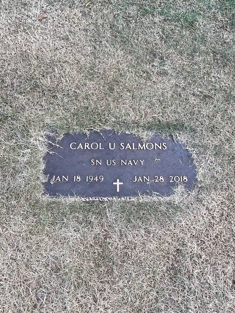 Carol U. Salmons's grave. Photo 3