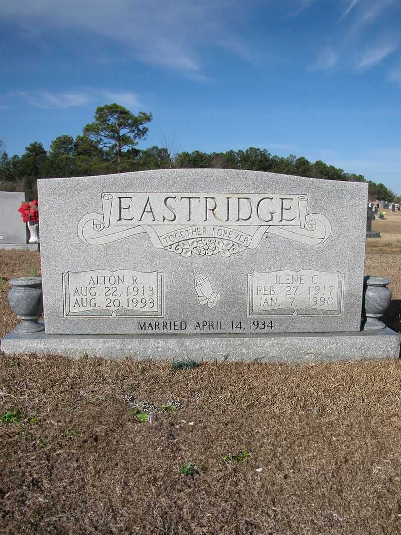 Alton R. Eastridge's grave. Photo 1