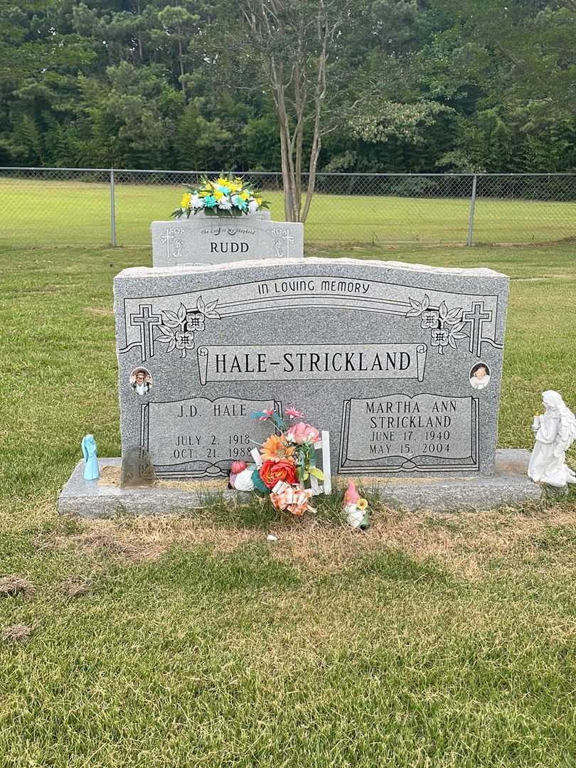 J. D. Hale's grave. Photo 1