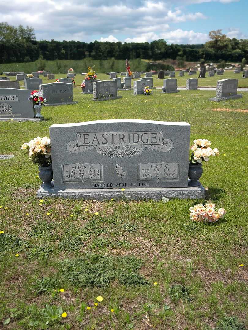 Alton R. Eastridge's grave. Photo 2