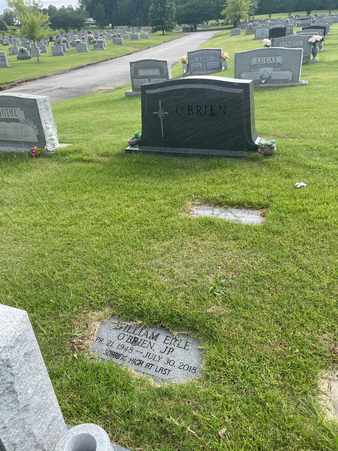 William Erle O'Brien Junior's grave. Photo 2