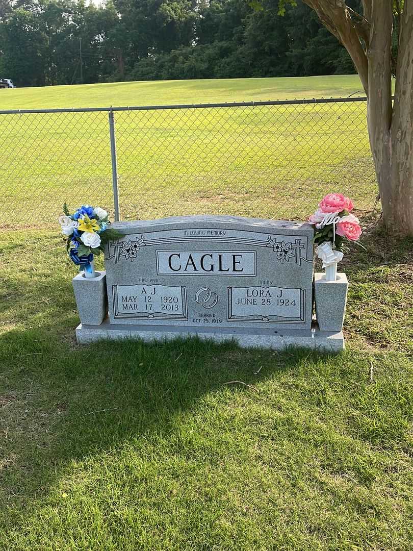 A. J. Cagle's grave. Photo 2