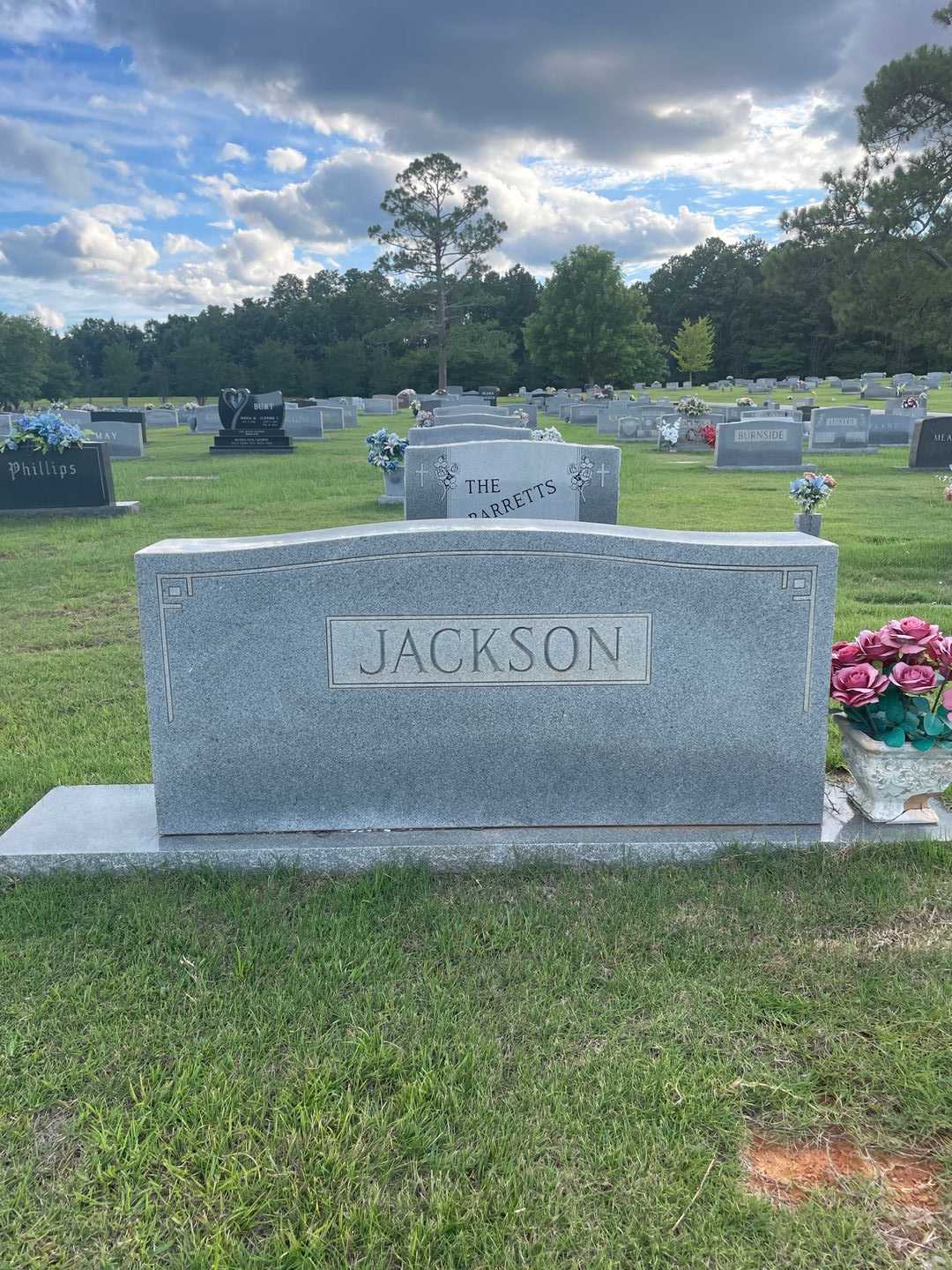 Harold Fletcher Jackson's grave. Photo 1