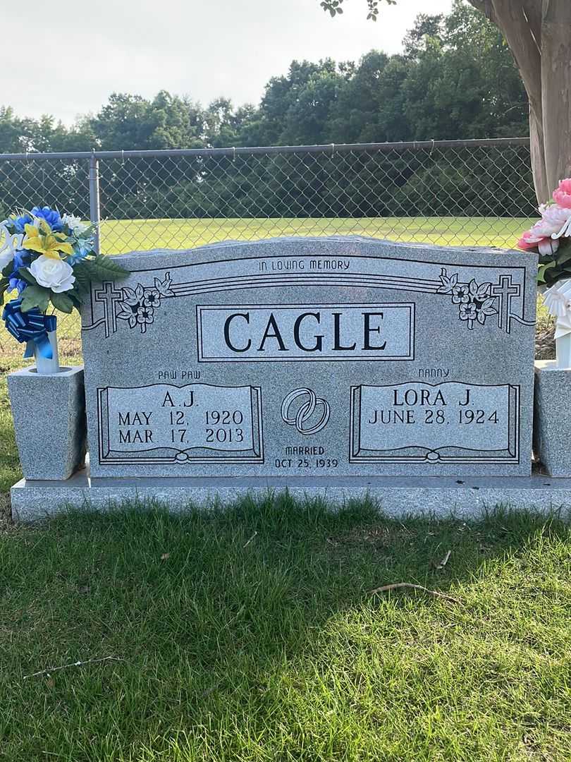 A. J. Cagle's grave. Photo 1