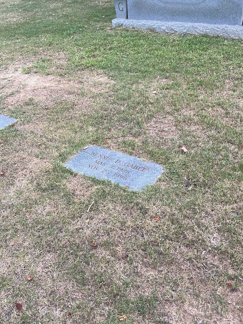 Bessie D. Gable's grave. Photo 2