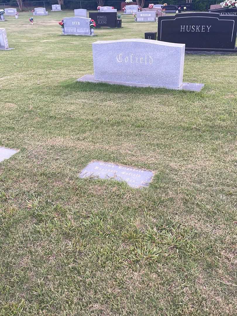 Velma Elizabeth Ragsdale Cofield's grave. Photo 2