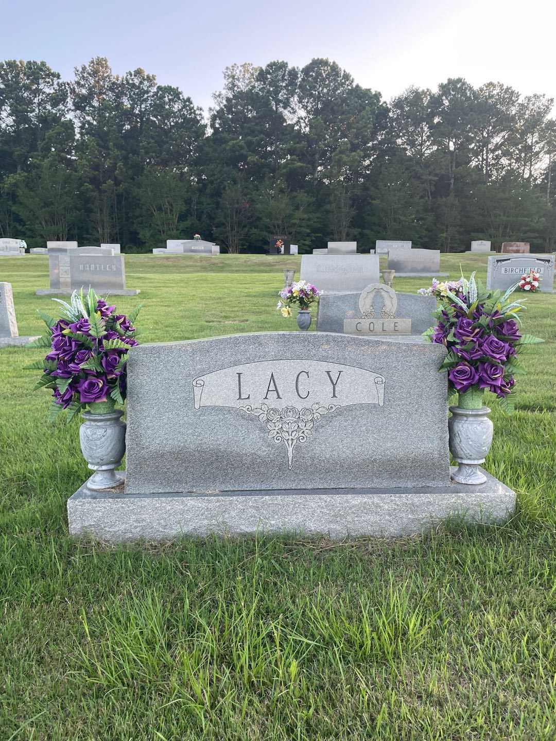 Huey V. Lacy's grave. Photo 1