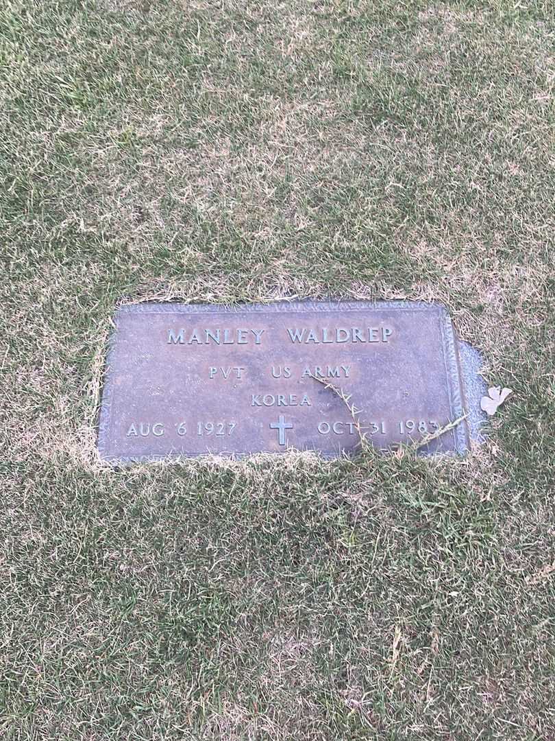 Manley Waldrep's grave. Photo 3