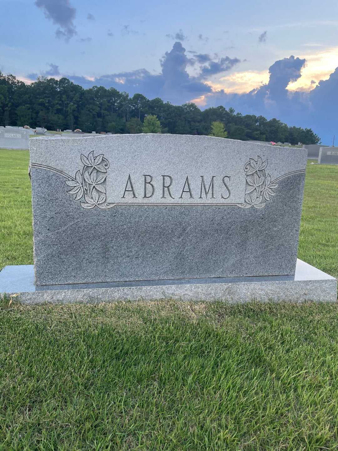 James Roy Abrams's grave. Photo 1