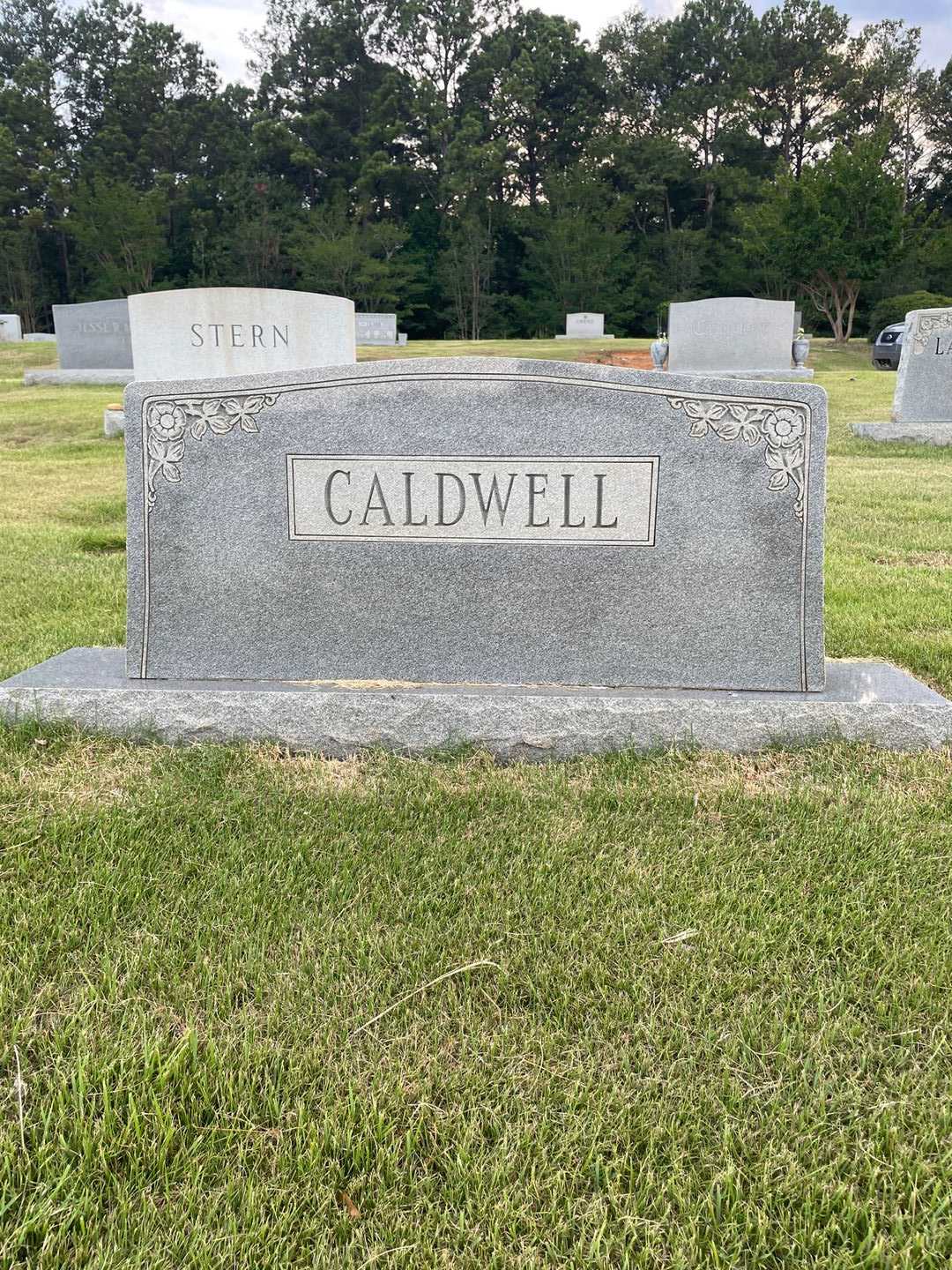 Mary E. Caldwell's grave