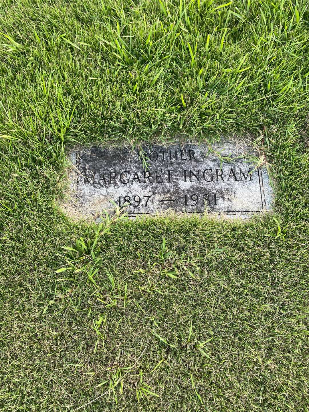 Margaret C. Ingram's grave. Photo 3