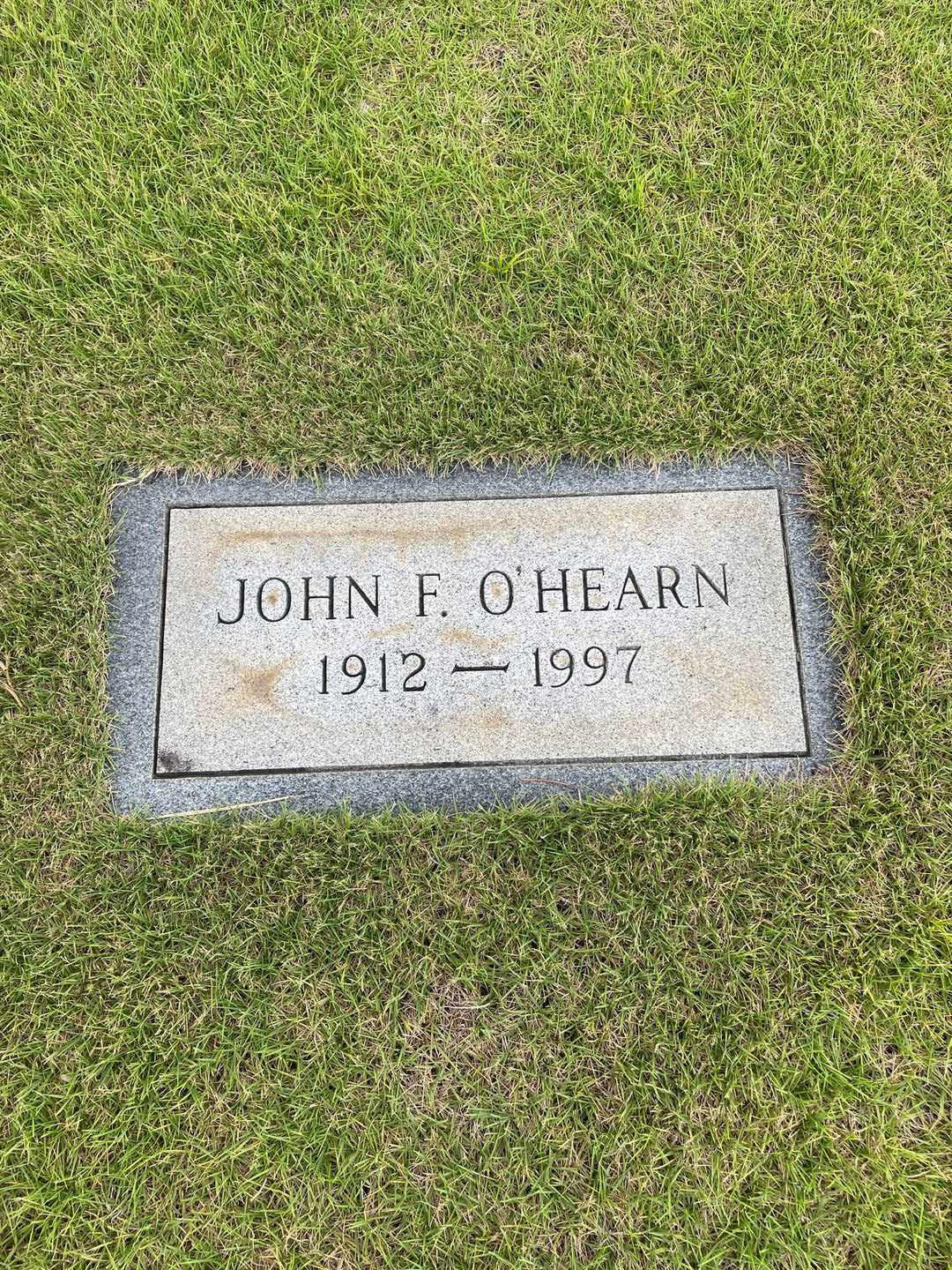 John F. O'Hearn's grave. Photo 1