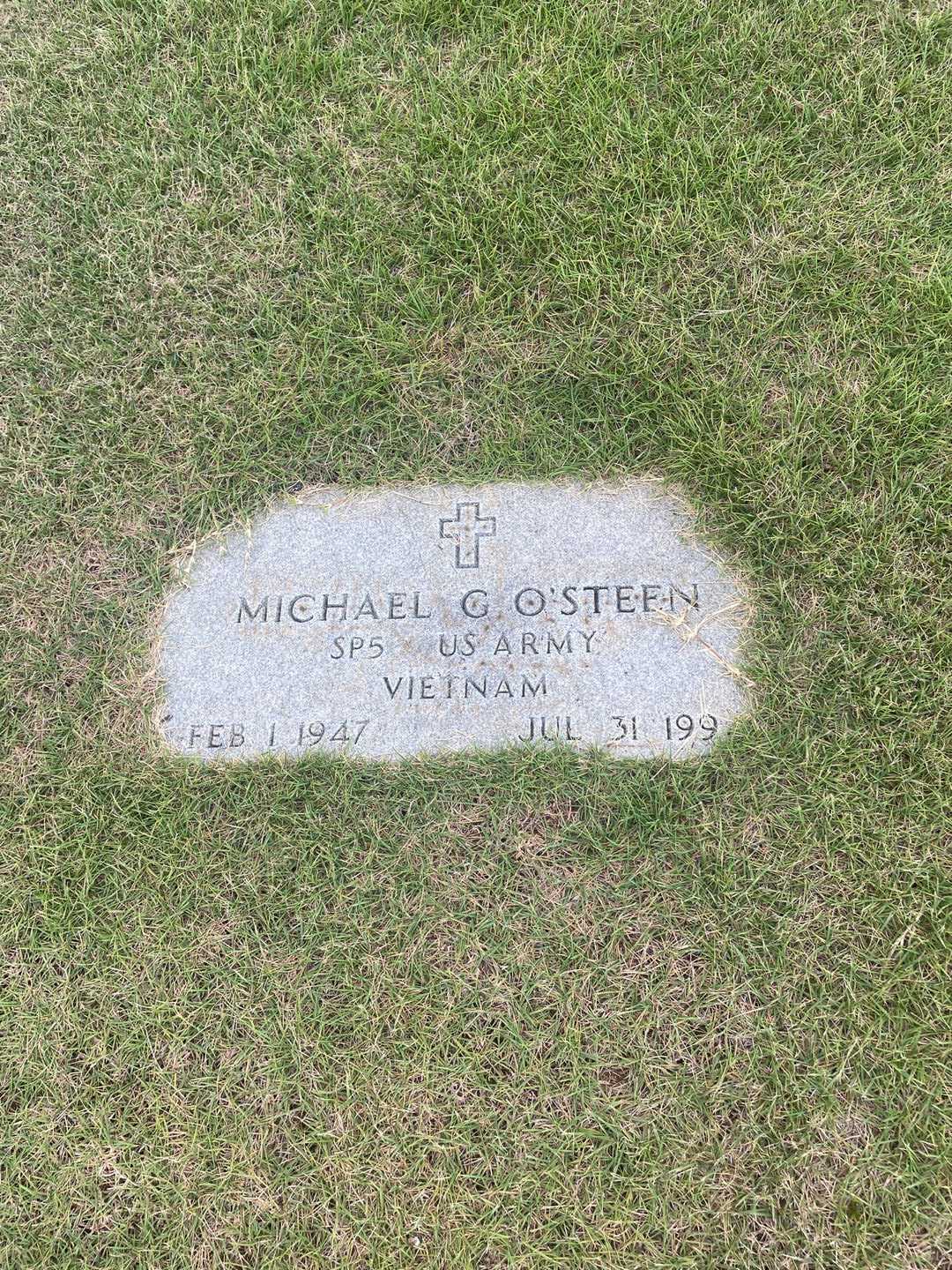 Michael G. O'Steen's grave. Photo 3