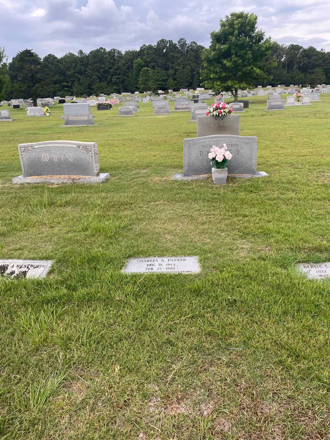 Charles A. Parker's grave. Photo 2