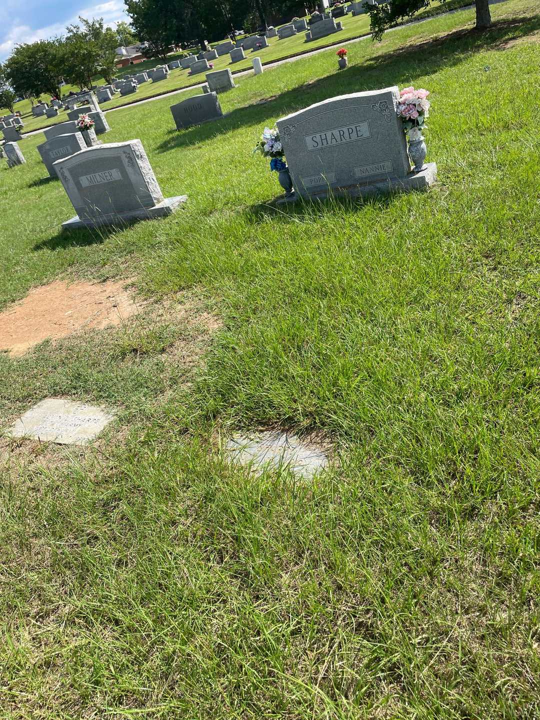 Mildred Ruby LaGrone Sharpe's grave. Photo 2