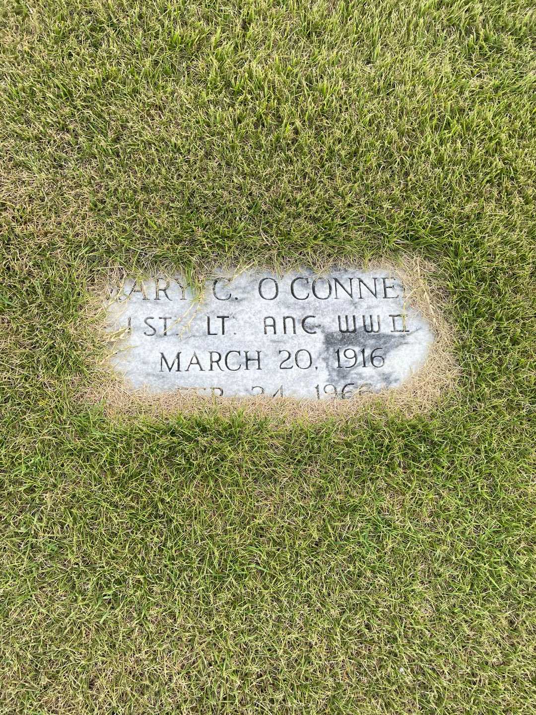 Mary C. O'Connell's grave. Photo 3