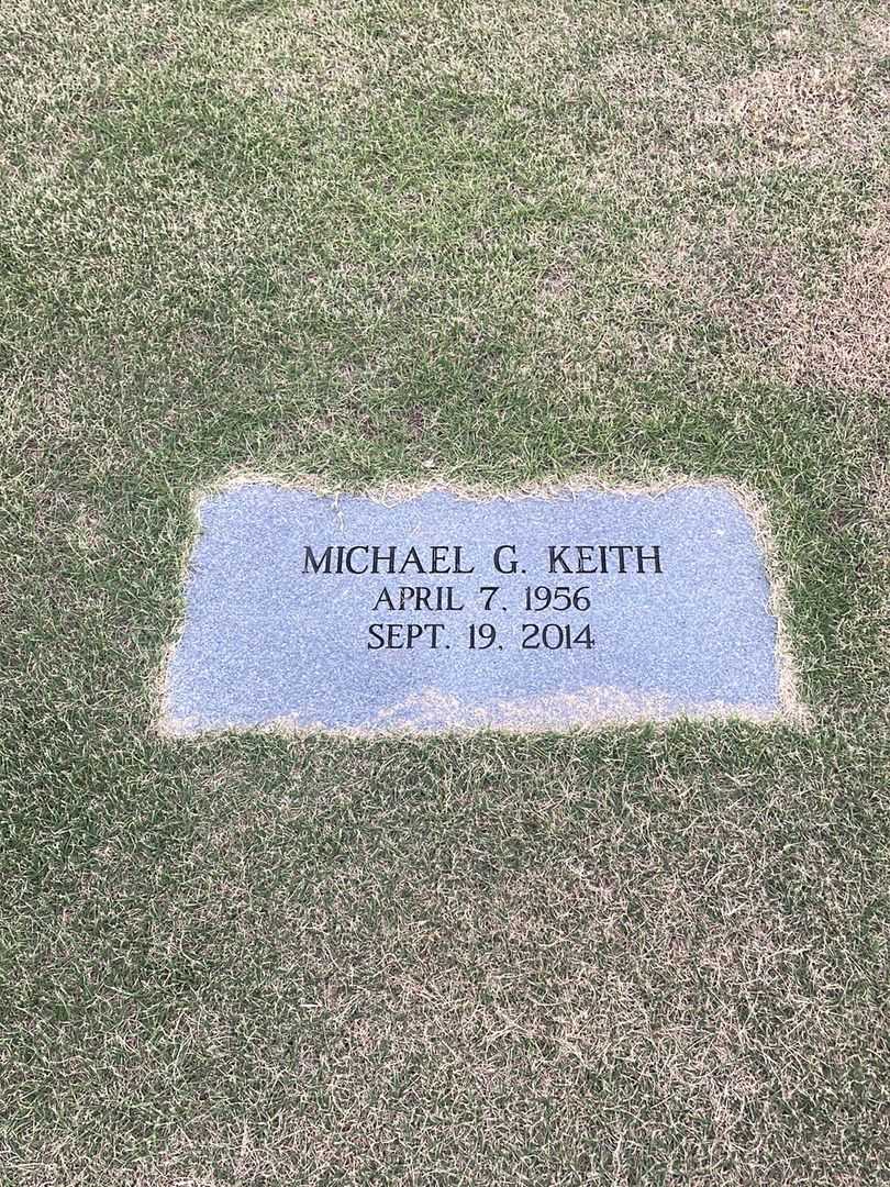 Michael G. Keith's grave. Photo 3