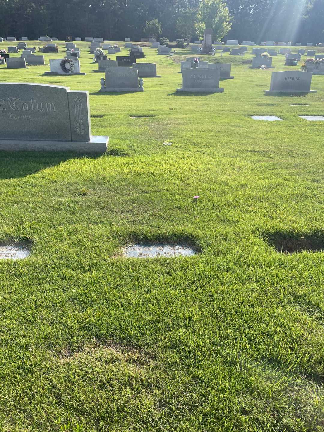 Carrie Ethel Ramage Tatum's grave. Photo 2