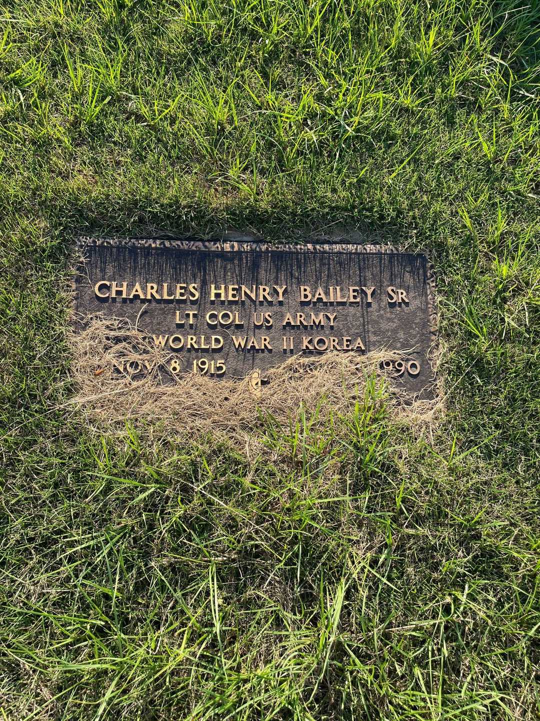 Charles Henry Bailey Senior's grave. Photo 3