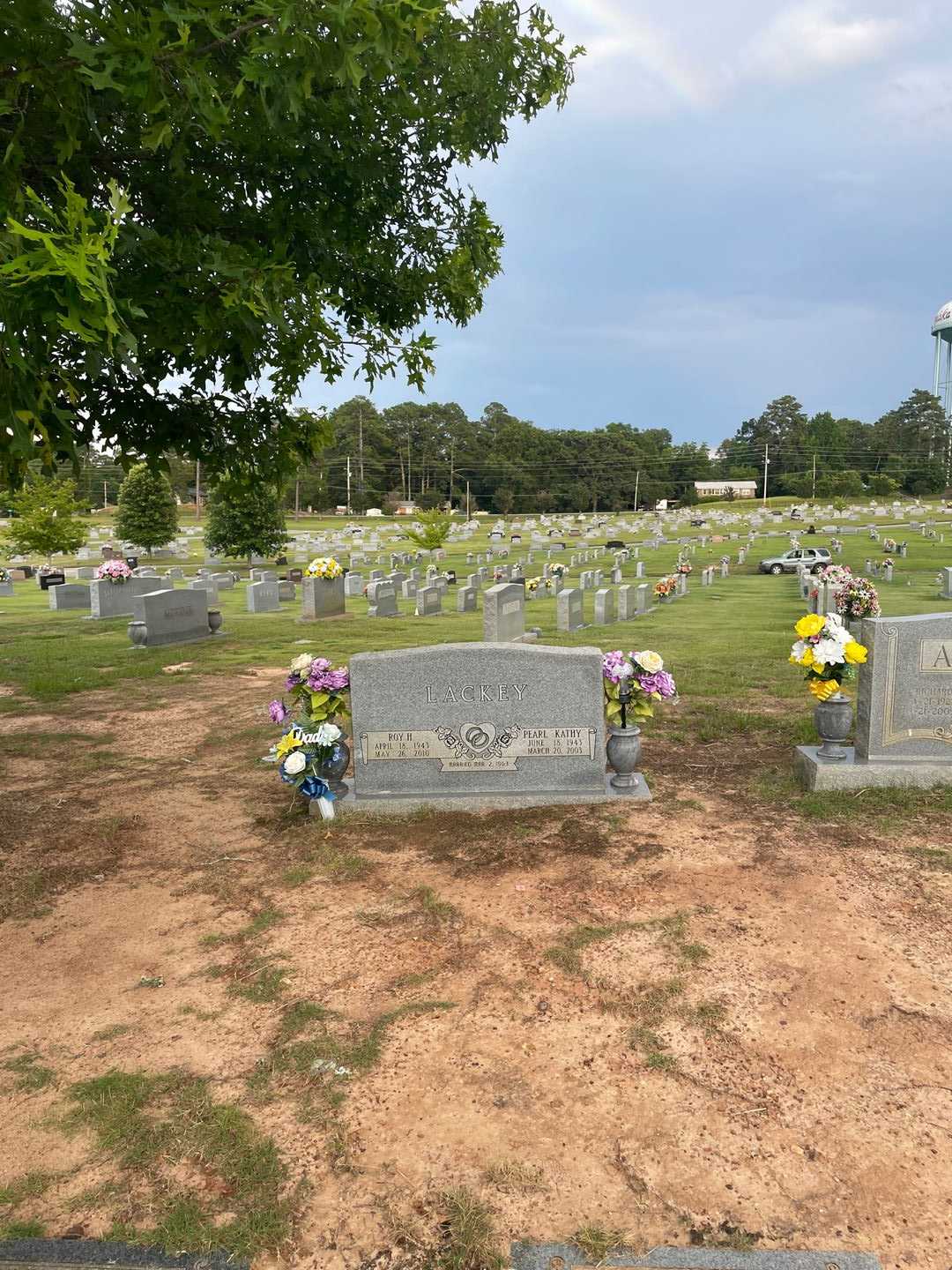 Pearl K. "Kathy" Lackey's grave. Photo 2