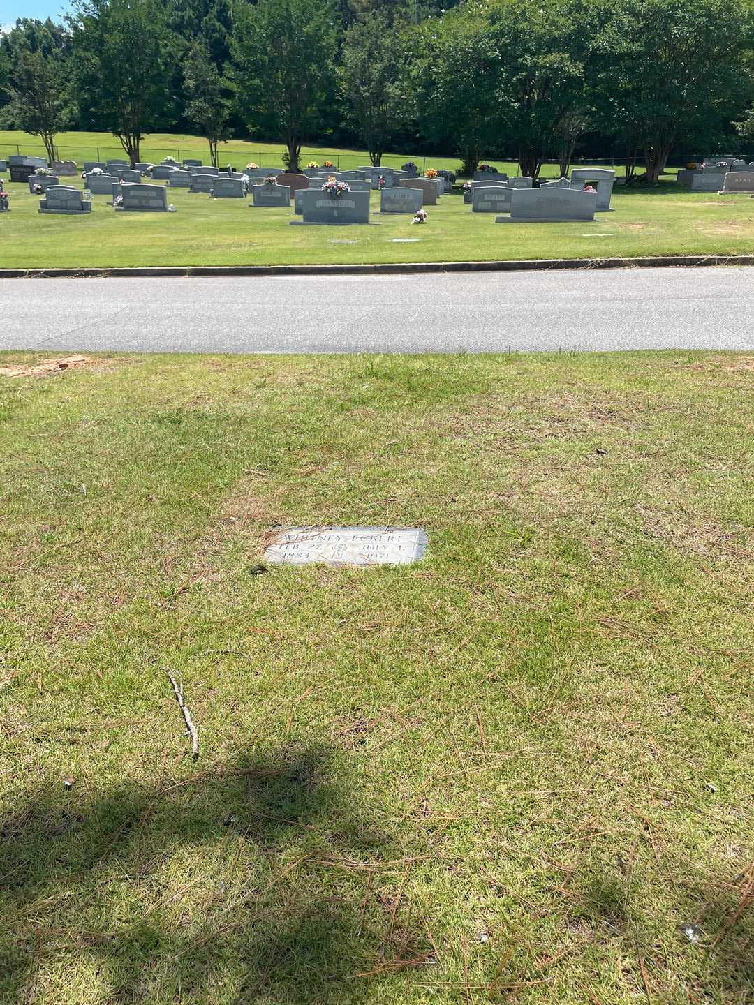 Whitney Eckert's grave. Photo 2