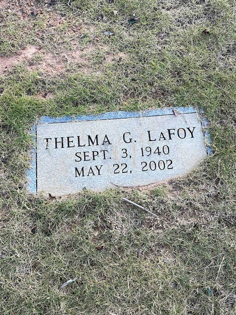 Thelma G. LaFoy's grave. Photo 3