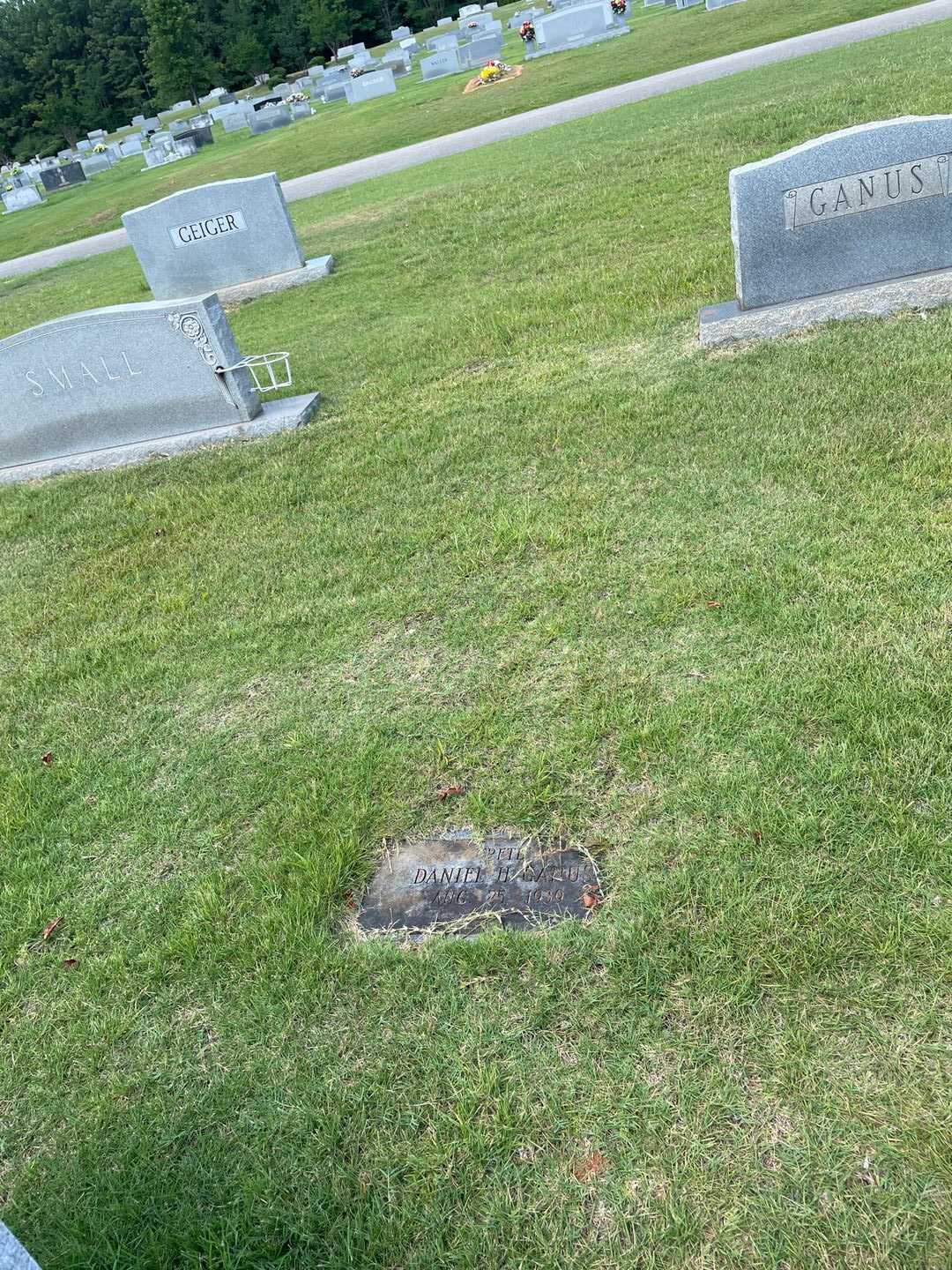 Daniel H. Ganus's grave. Photo 2