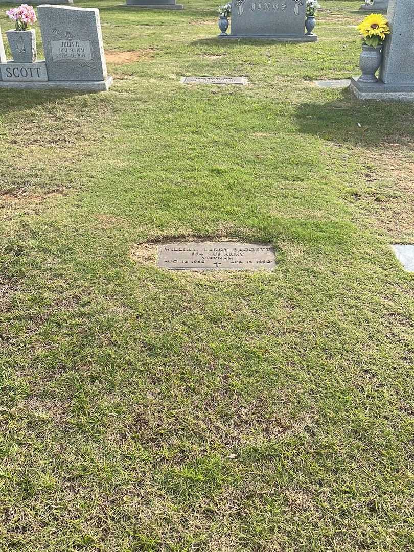 William Larry Baggett's grave. Photo 2