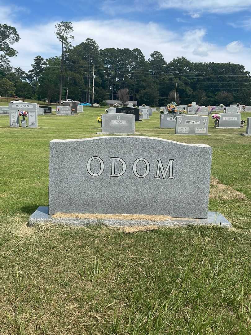 Elvin Bascom Odom Junior's grave. Photo 1