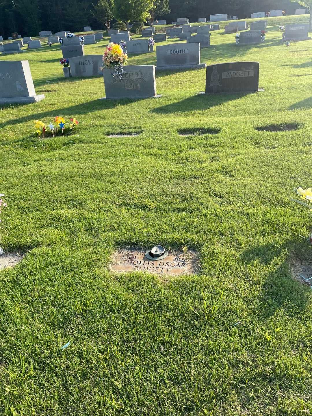 Thomas Oscar Padgett's grave. Photo 2