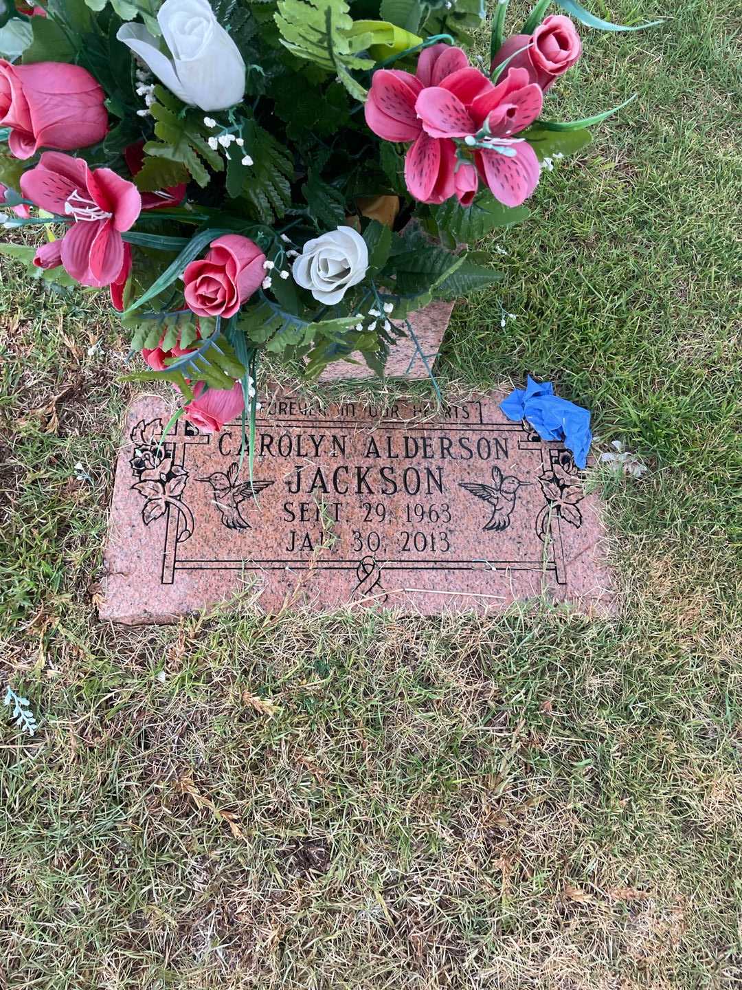 Carolyn Alderson Jackson's grave. Photo 3