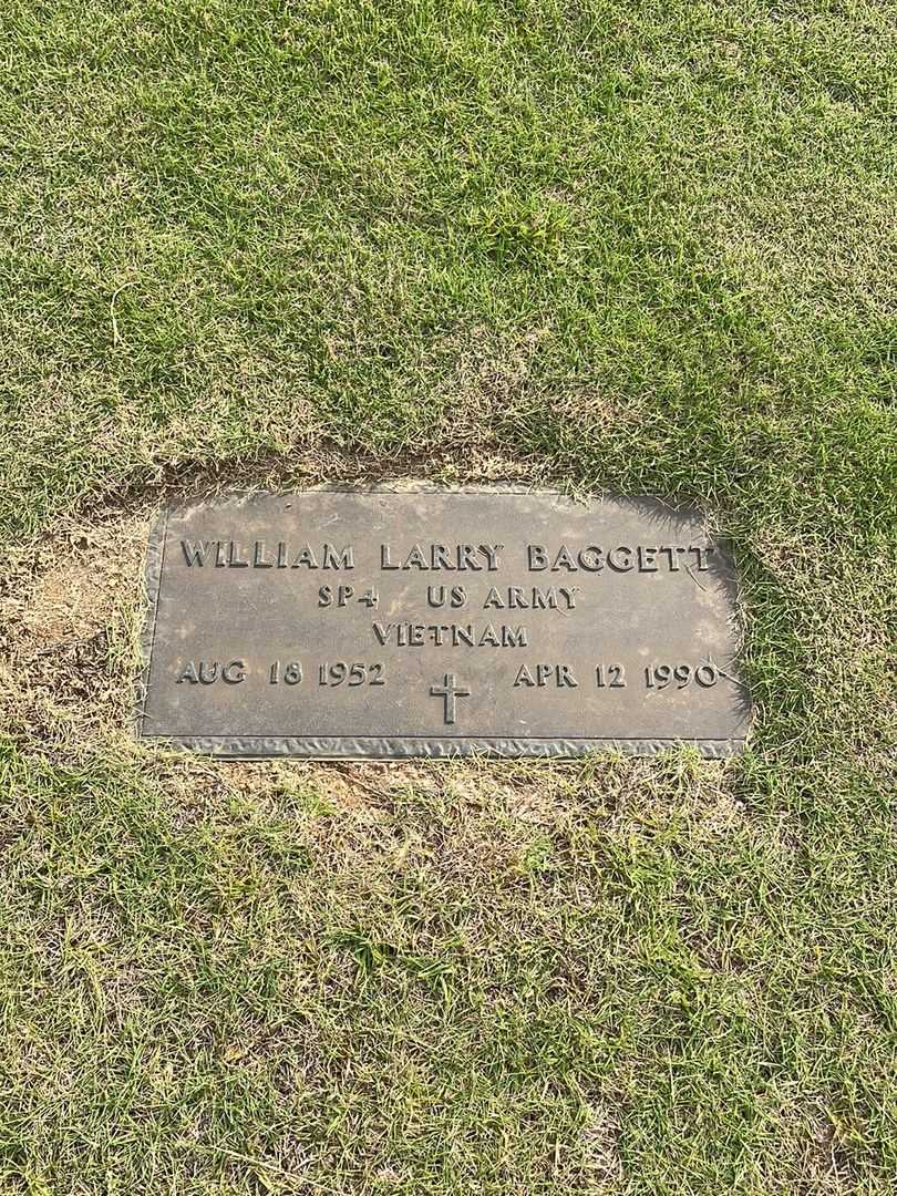 William Larry Baggett's grave. Photo 3