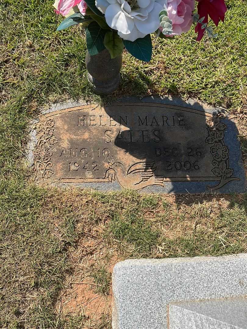 Helen Marie Sales's grave. Photo 1