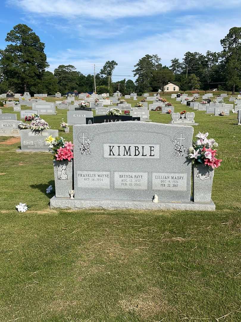 Lillian M. Mabry Kimble's grave. Photo 2