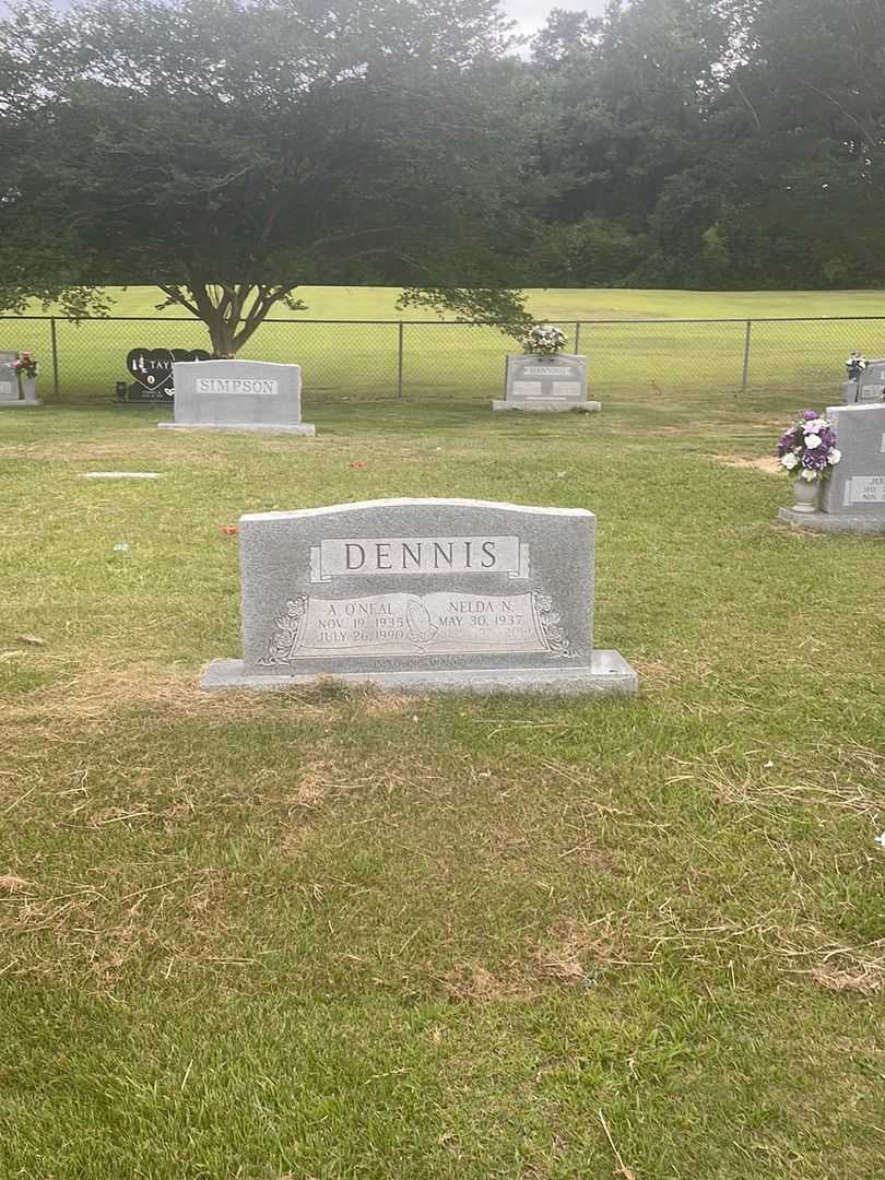 A. A. O'Neal Dennis's grave. Photo 2