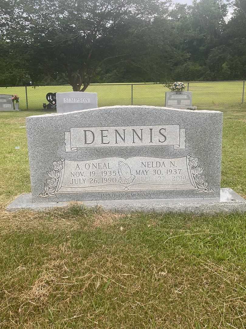 A. A. O'Neal Dennis's grave. Photo 1