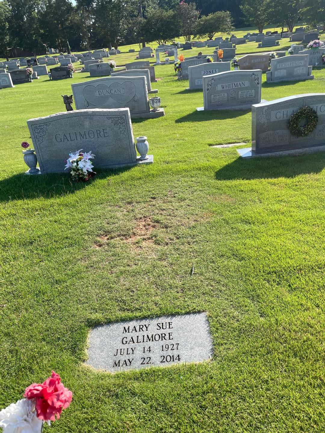 Mary Sue Galimore's grave. Photo 2