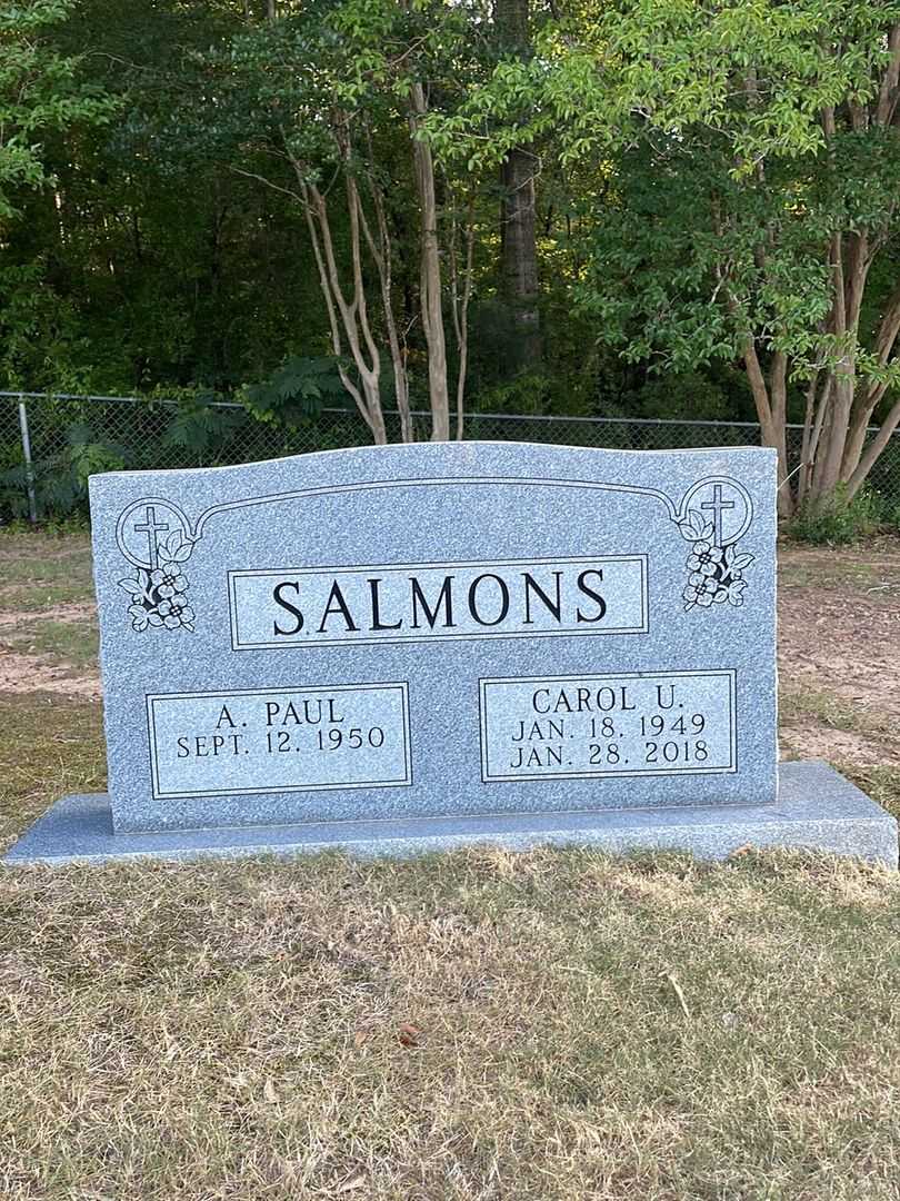 Carol U. Salmons's grave. Photo 1