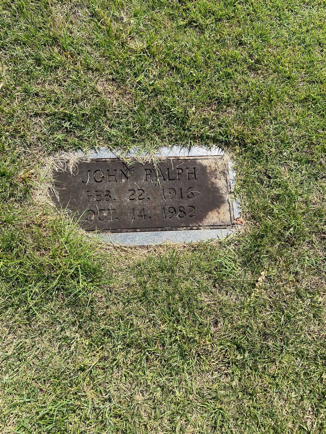 John Ralph Van Nostrand's grave. Photo 3