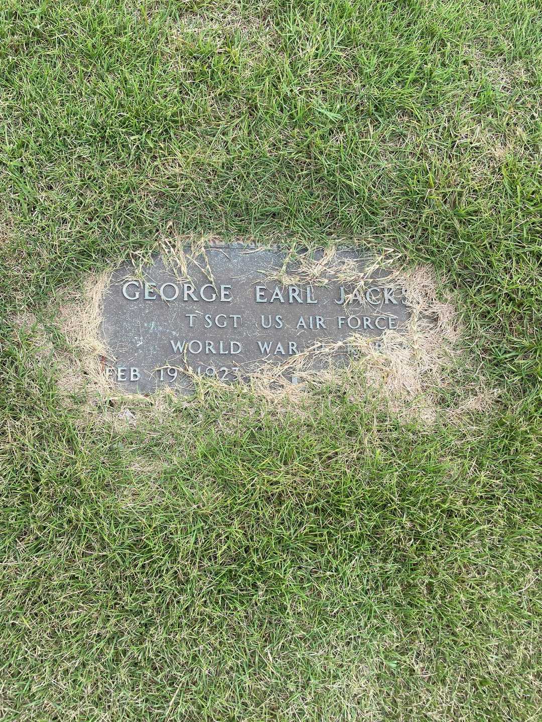 George E. Jackson's grave. Photo 3