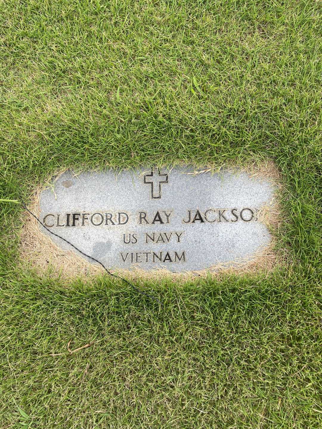 Clifford Ray Jackson's grave. Photo 1