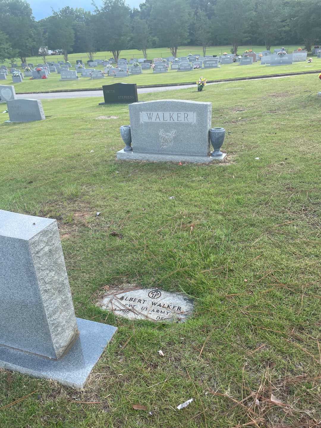 Albert Walker's grave. Photo 2